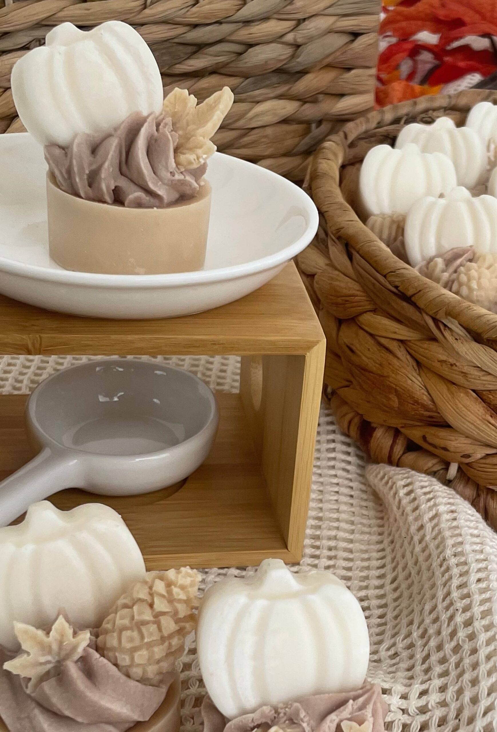 Mini wax melt White Pumpkin - Image 2